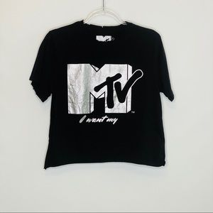 MTV | Graphic Cropped Top